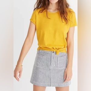 Madewell knot front t-shirt